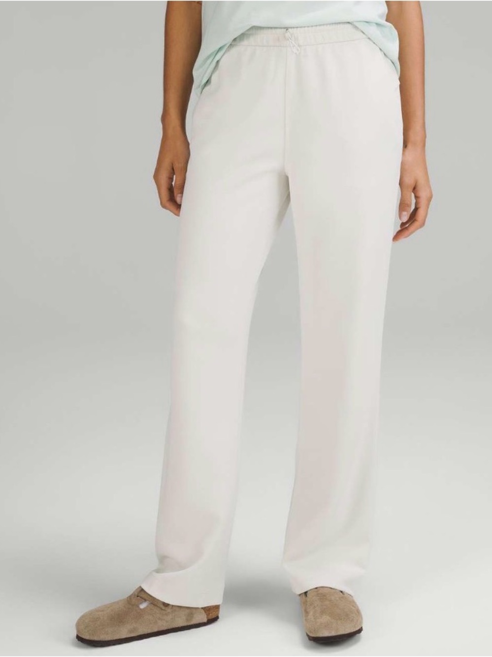 lululemon athletica Softstreme Straight-Leg Pants in Bone 6